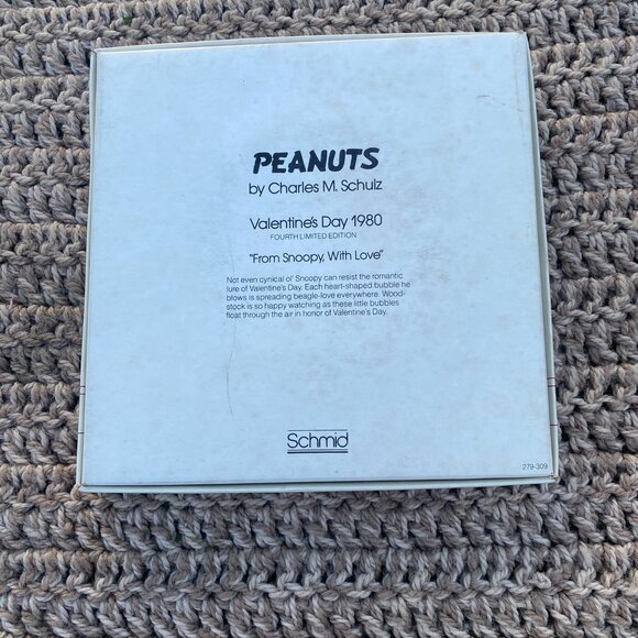 27-(VC) Collectors. Valentines Day 1980. Peanuts. Snoopy. 4th Limited Edition. - Picture 3 of 7